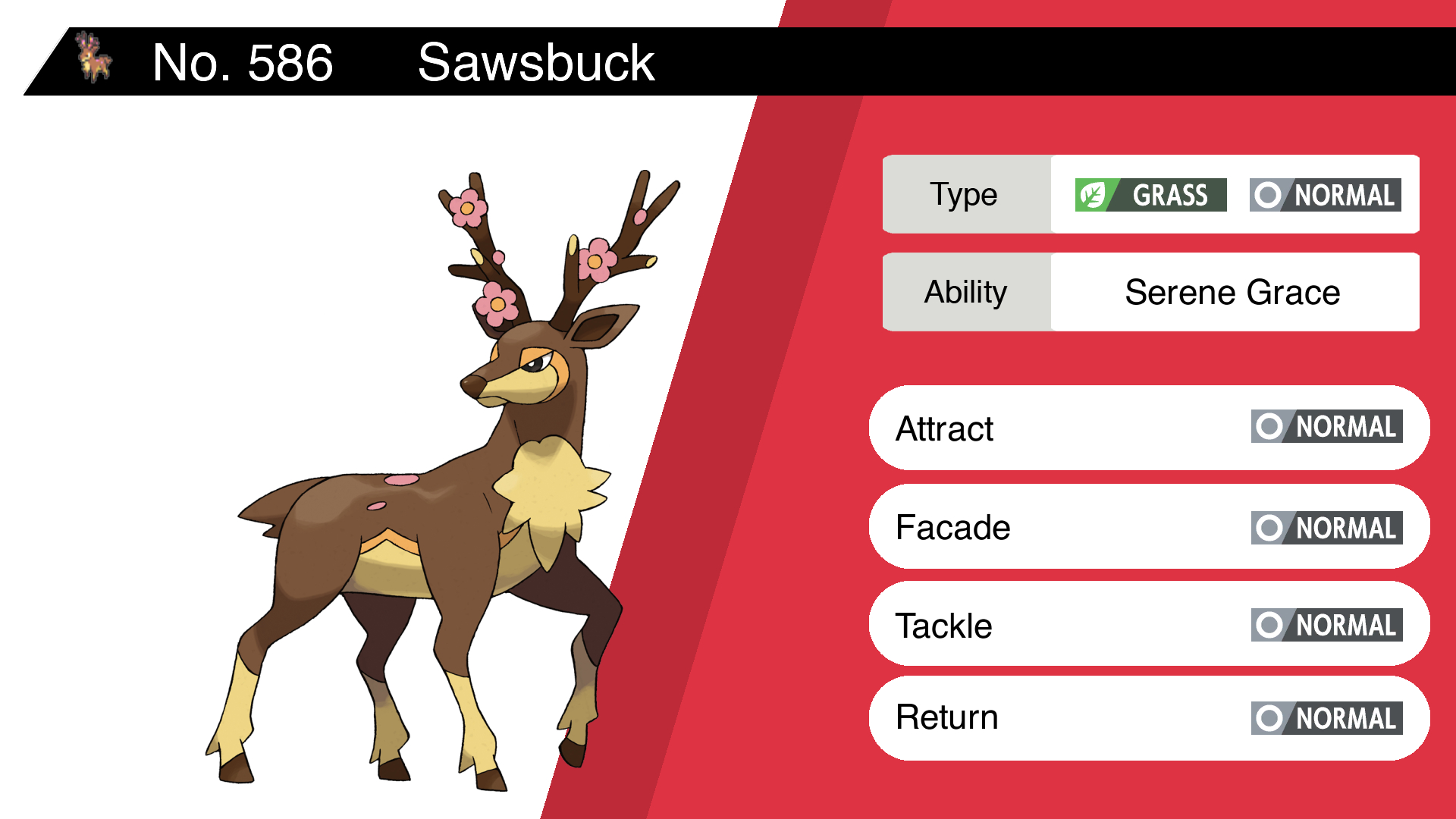 Sawsbuck Evolution