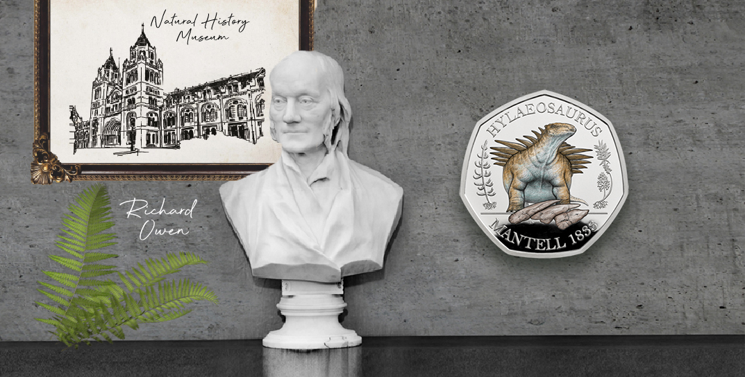 Following yesterday’s release of the Hylaeosaurus 50p, we’ve worked with the Natural History Museum to tell the story of Richard Owen, the British scientist who defined dinosaurs >> ow.ly/rnP950zVzOj #scicomm @NHM_London @Paleocreations