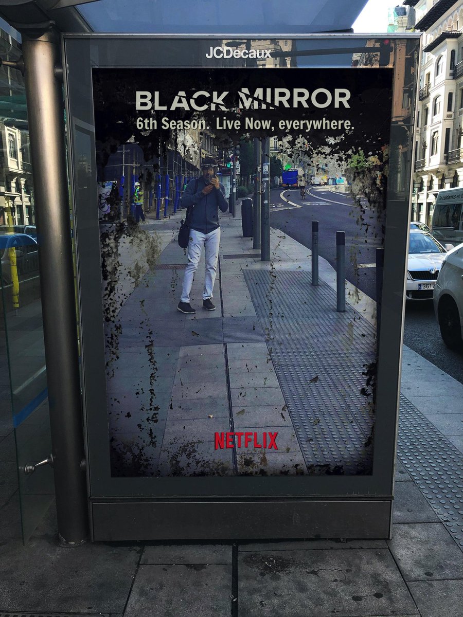 apocalipkid's tweet photo. Lo único bueno de lo que estamos viviendo es la publicidad de Black Mirror. https://t.co/rZqzVoKcpT