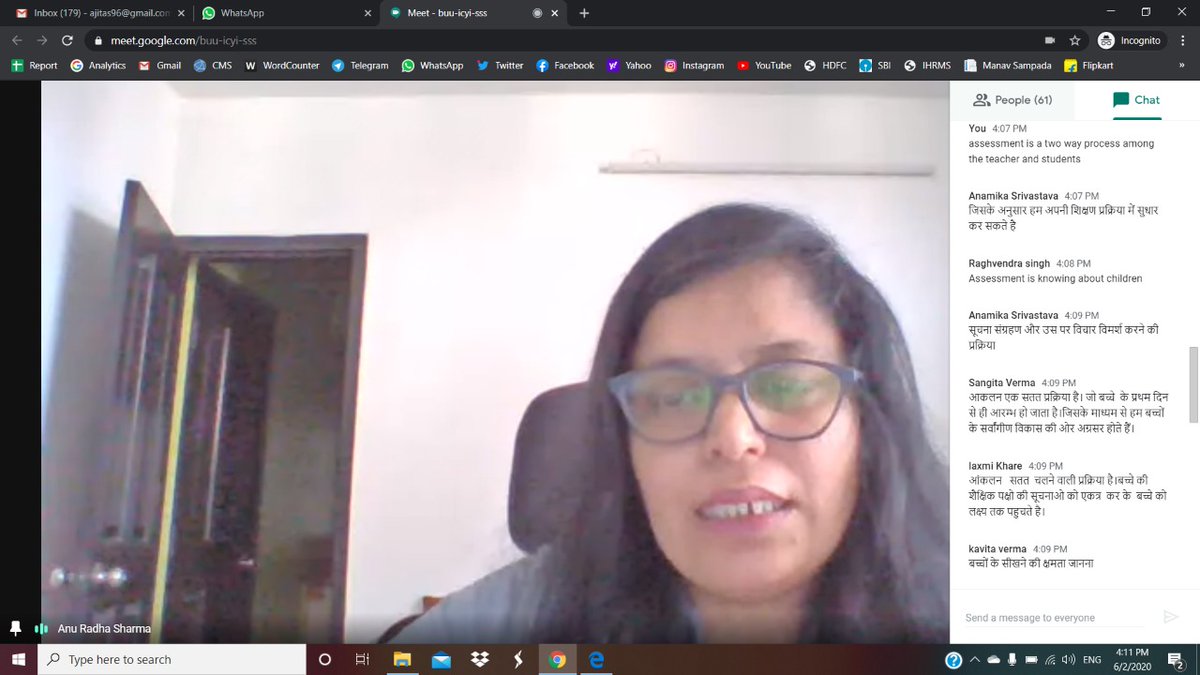 shivani_tr's tweet photo. Great session today, useful discussion about #ItemFormation &amp; #ToolsDevelopment #MCQs by Mrs Anuradha Sharma mam (ACER)as Key Expert, 
Ashutosh Srivastava, @DrAmbikeshTrip2 Satyjeet Dwivedi Vineet Panwar as Experts.

#gratitude https://t.co/OXBnr0CYeT