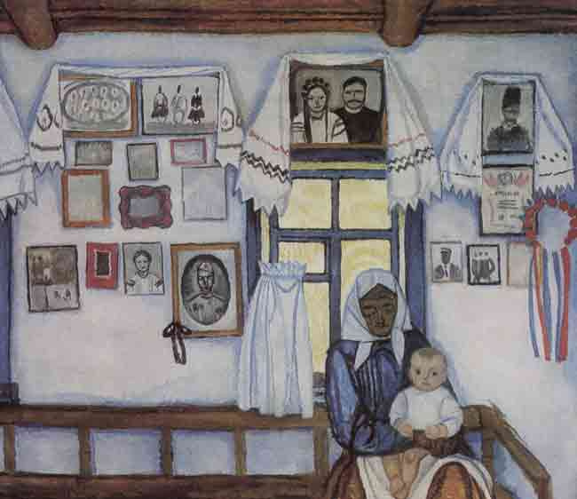 SovietArtBot's tweet image. "Life (Ancestor)"
Tetyana Yablonska, 1966