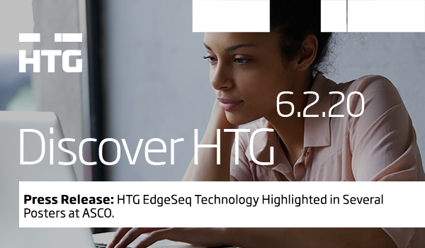 HTGMolecular's tweet photo. Discover HTG's latest press release announcing the HTG posters presented #ASCO20.  HTG is proud to partner with such innovative science and helping its partners take science to new heights. https://t.co/y0yJDaV8bq #AdvancingPrecisionMedicine #HTGEdgeSeq https://t.co/B8ZkmFJqEa
