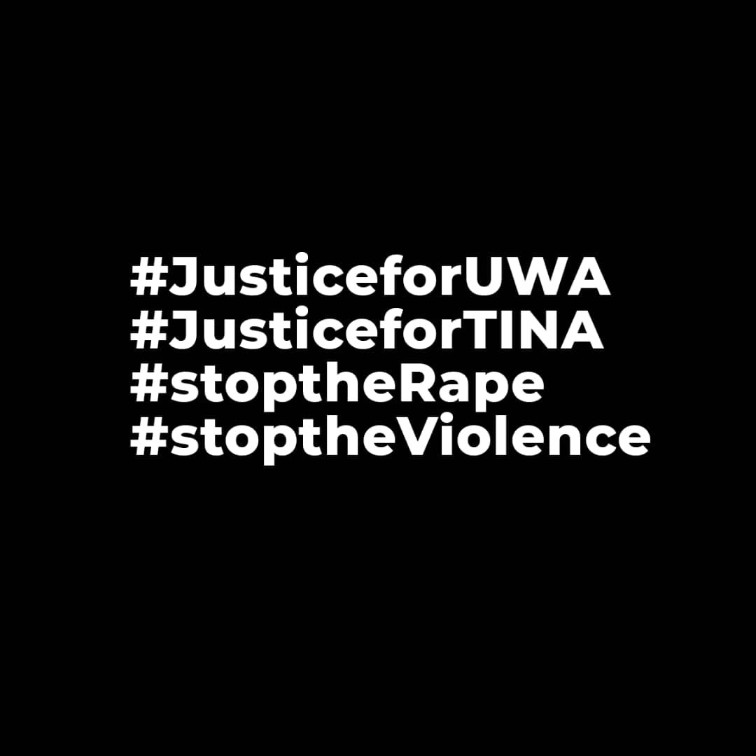 burnaboy's tweet photo. #JusticeForUwa 
#JusticeForTina 
#stoptherape 
#saynotorape 
#StopTheViolence https://t.co/QN5NcC2LJe