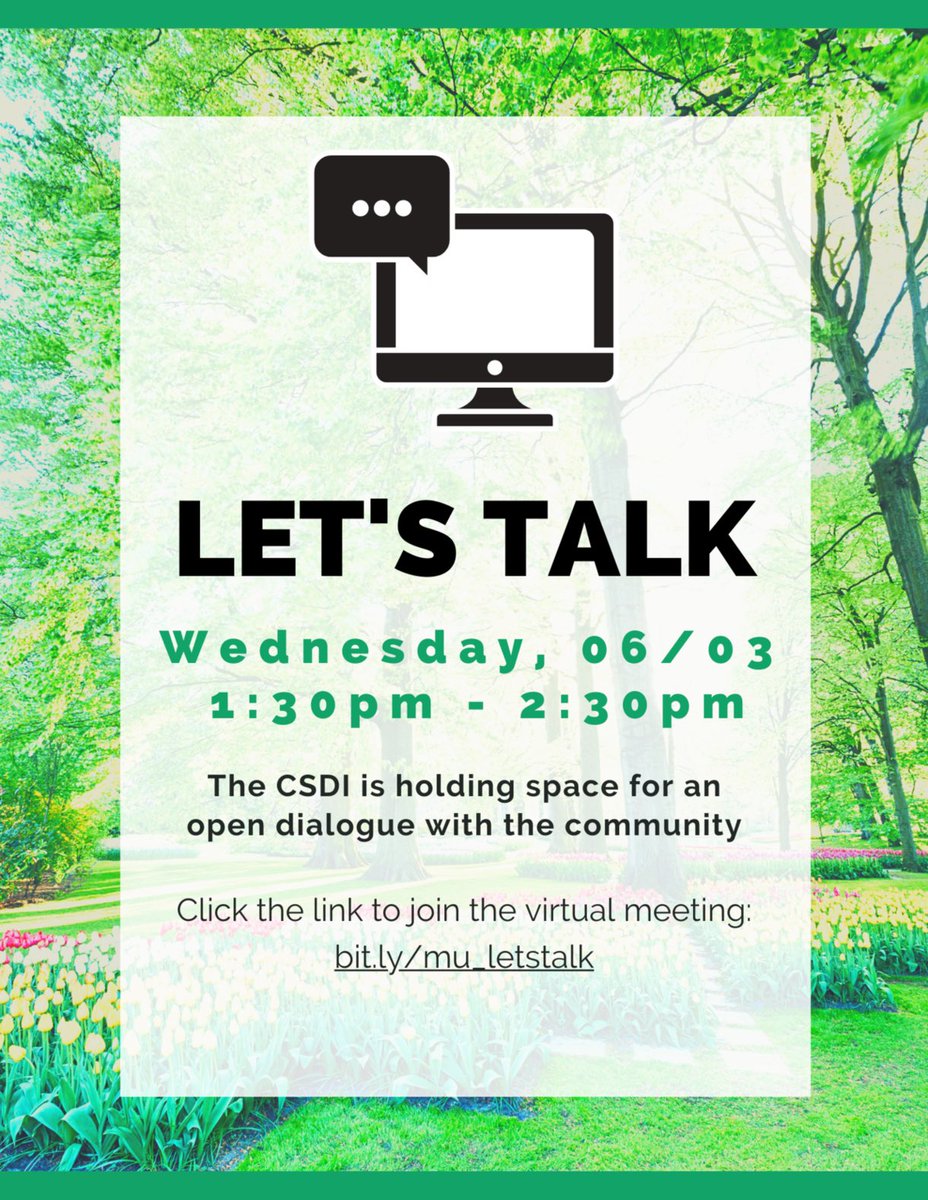 MU Center for Student Diversity & Inclusion tweet media