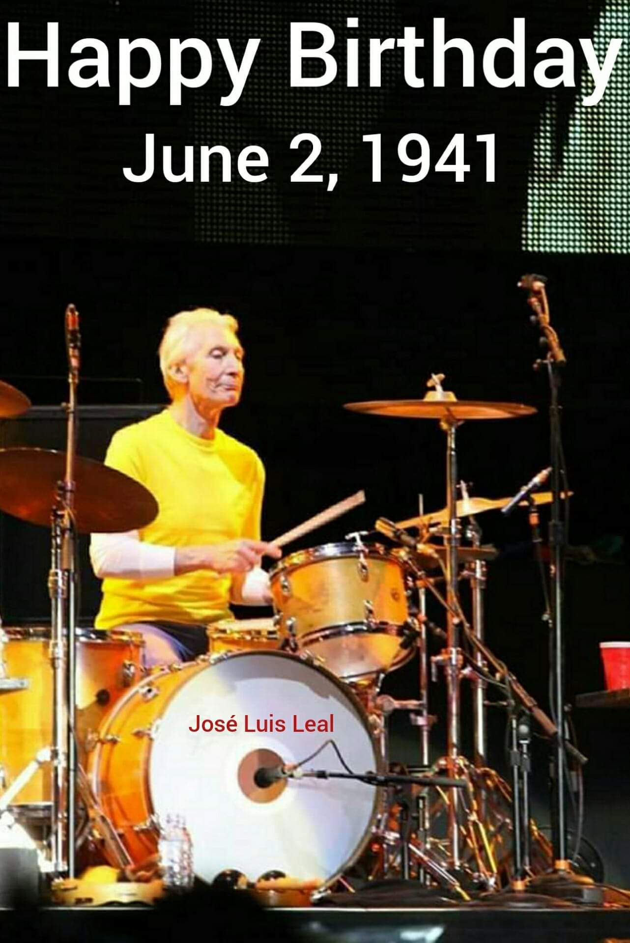Happy Birthday CHARLIE WATTS...!!
(June 2\ 1941) 