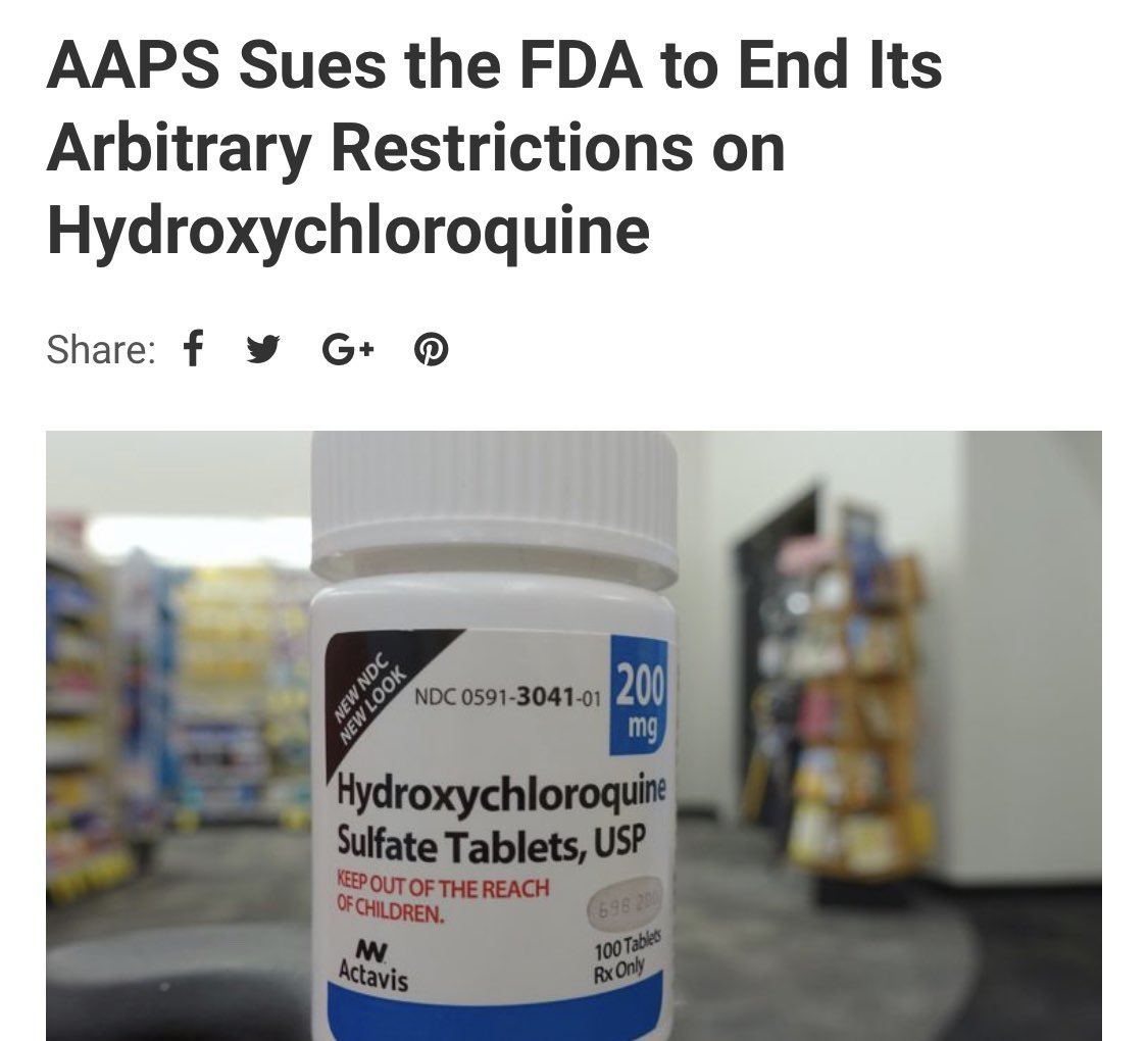 DrMartyFox's tweet photo. End The Restrictions On 
Safe Effective Inexpensive #Hydroxychloroquine 

STOP Threatening Physicians

EARLY Use &amp; Prophylaxis SAVES LIVES

#HCQFreedom
#GetLoudOnHCQ 
https://t.co/4lQ0T28a2x https://t.co/5XOX1FcuMh