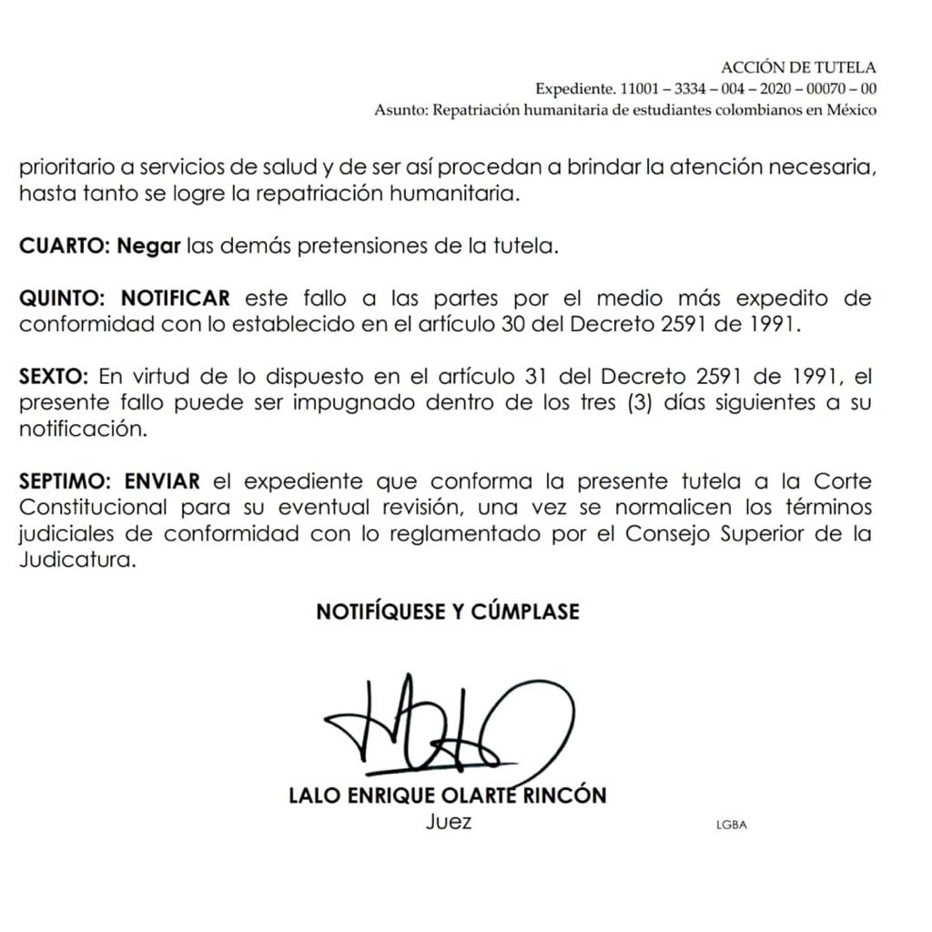 COLOMBIANOS ATRAPADOS EN MEXICO tweet media