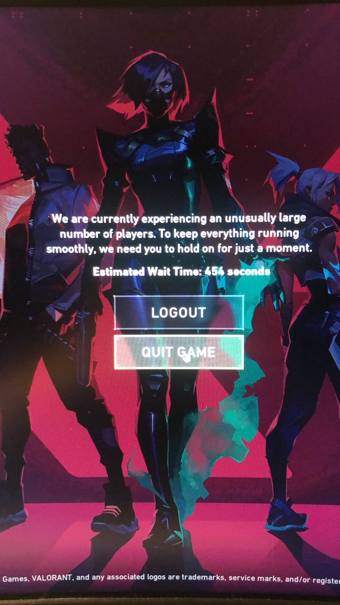 HojoFPS's tweet image. #playvalorant it’s been like this for more than hour #euserver 😅