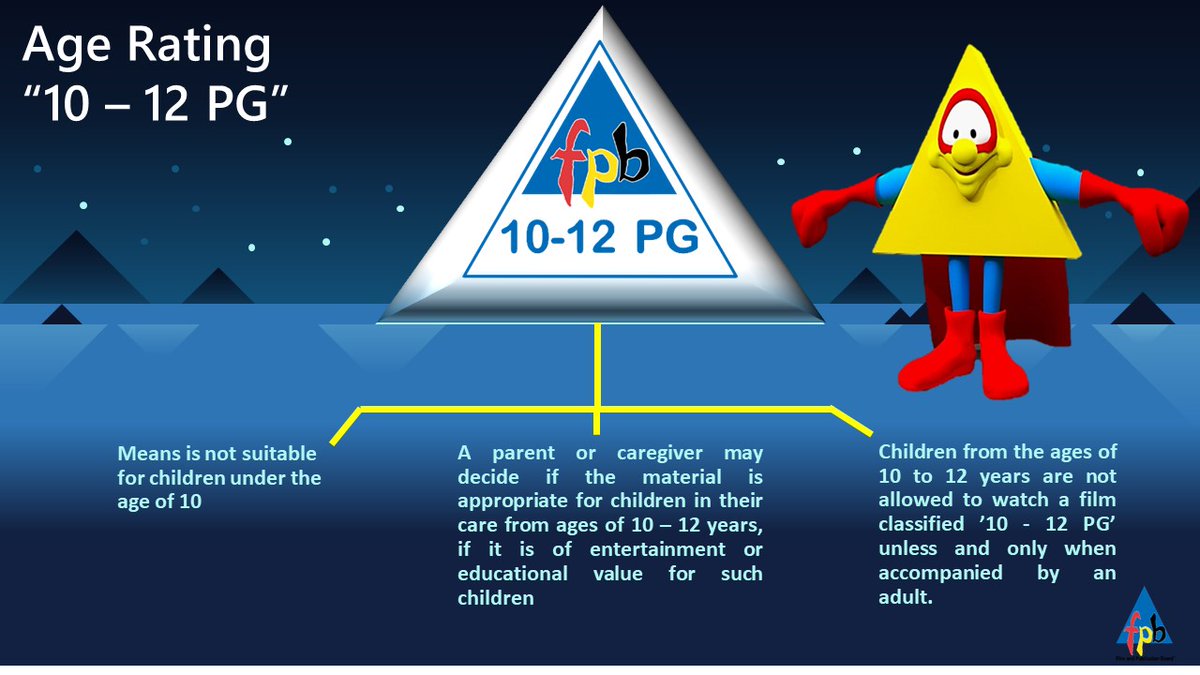 FPB_ZA's tweet image. More age ratings to keep children protected from inappropriate content #Protectourchildren #Childprotectionweek2020 #Keepthemsafe