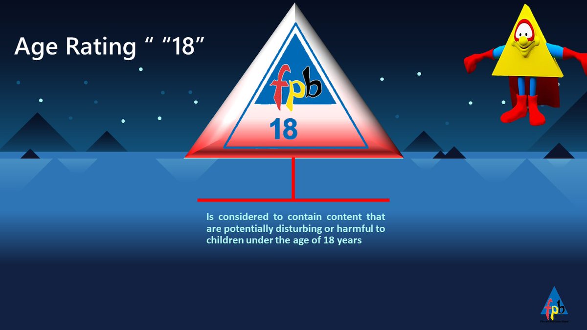 FPB_ZA's tweet image. More age ratings to keep children protected from inappropriate content #Protectourchildren #Childprotectionweek2020 #Keepthemsafe