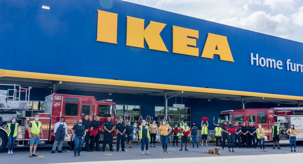 THEJFRD's tweet image. Big THANK YOU to @IKEAUSA and their generous 40 bed donation to our local firefighters during their COVID Relief Donation... some of our crews will sleep a little better while away from their families thanks to you.... @CityofJax