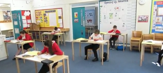 teesvalleyed's tweet photo. Tees Valley Education welcomed BBC Look North to Pennyman Primary Academy yesterday. Staff, parents/carers and the community celebrated the safe return of more children across TVEd academies. 🌈🌈 https://t.co/66jFhZyts1