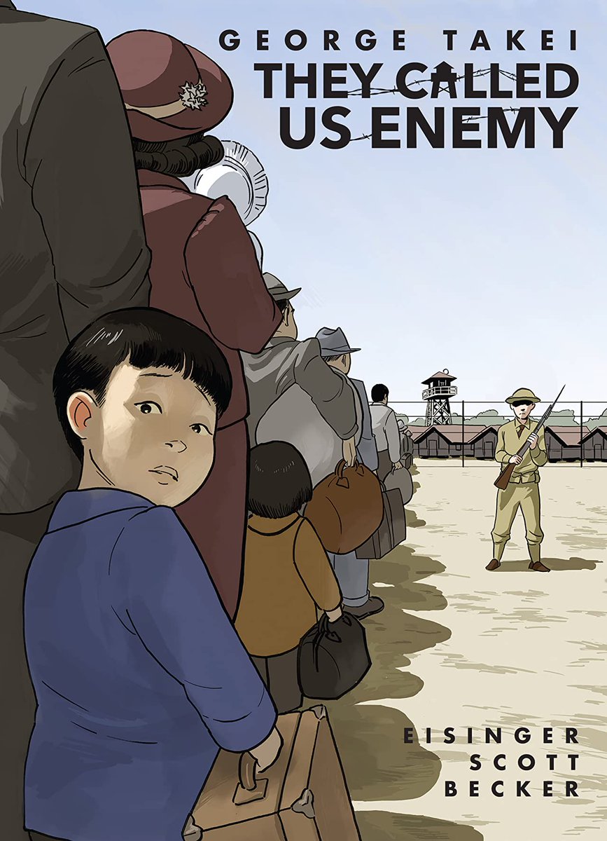 GeekyBrummie's tweet photo. Next up for #NTYCBD is #TheyCalledUsEnemy by @JustinEisinger #StevenScott #HarmonyBecker & @GeorgeTakei - a powerful look at events in US history that should never be forgotten. ^KB https://t.co/uU1Qdq5Yat