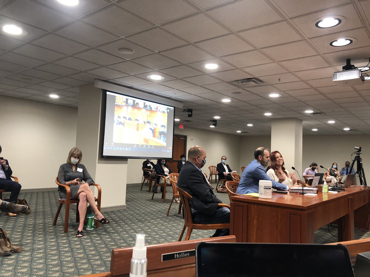 adamholliersr's tweet photo. Beauty school and barbershop owners testify at #jointSelectCommittee explaining their curriculum and their mitigation strategies. https://t.co/wy1lS973TC