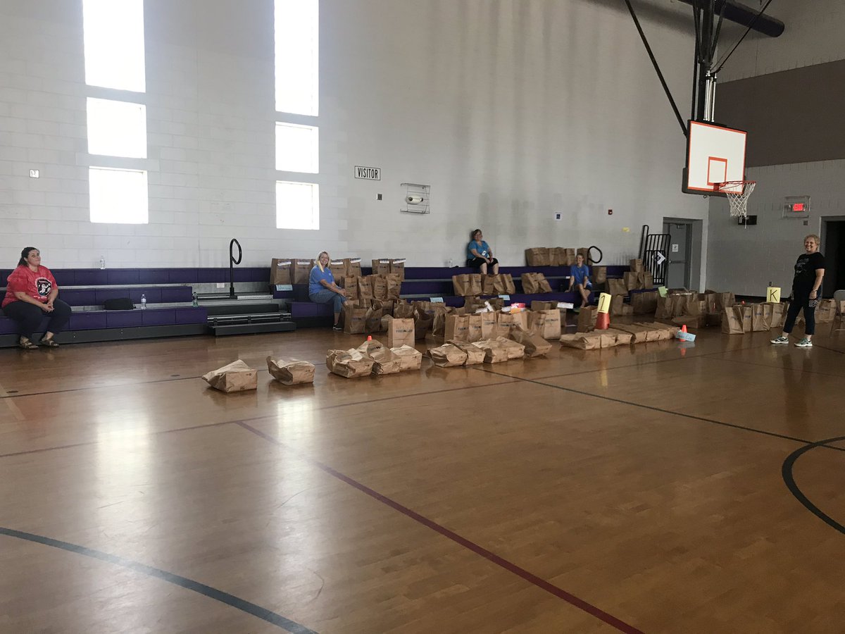 Curbside pick up of student belongings :) we loved seeing our children today!!!