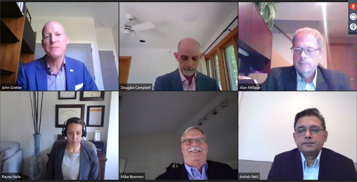 YASH_Tech's tweet photo. Great start to the session! Each of the panelists @RachelLynnJung, Alan Millage, Ashish Patil, Mike Brannon, @raynanola, Doug Campbell are sharing their experiences on realizing value from technology deployments. @MicrosoftTeams. https://t.co/Mv2MINuQ0W
