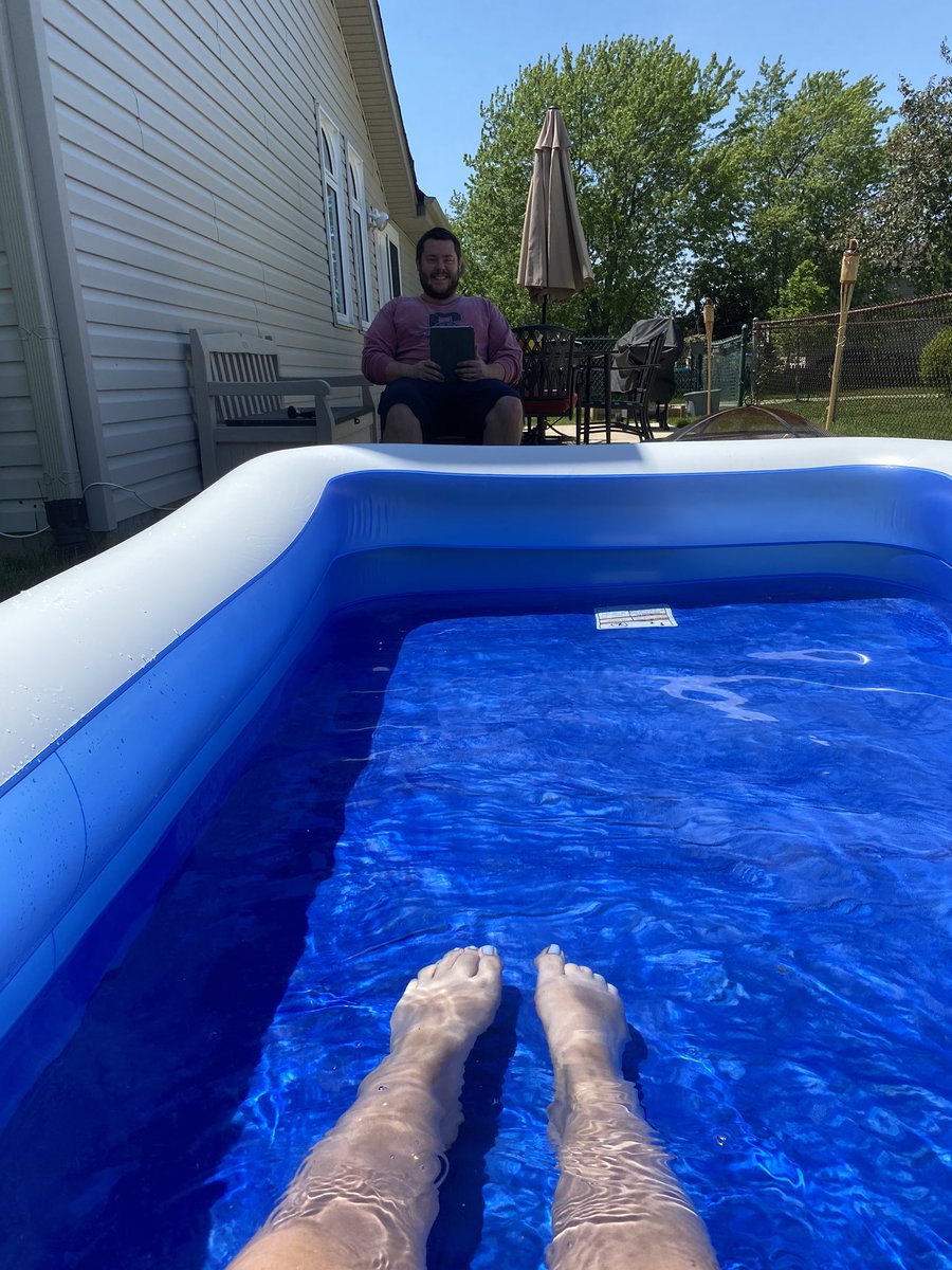 Summer break is in full effect at the Stewart house ☀️