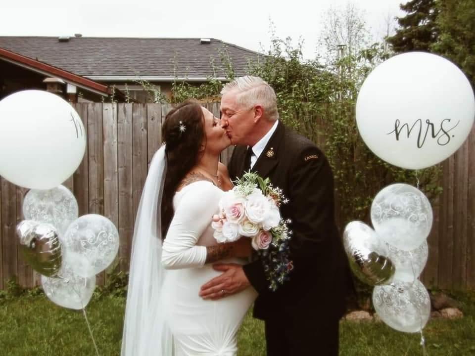 HMCS_NCSM_STAR's tweet photo. Congratulations and Bravo Zulu to our Operations Chief, PO1 Ian Ostofi and his wife Amanda Ostofi on their recent marriage! Despite the challenging times, they held a socially distanced wedding on the 29th of May 2020, congratulations you two!
#RCNavy #Hamilton #HamOnt #HMCSStar https://t.co/Xu6eU12Wrh