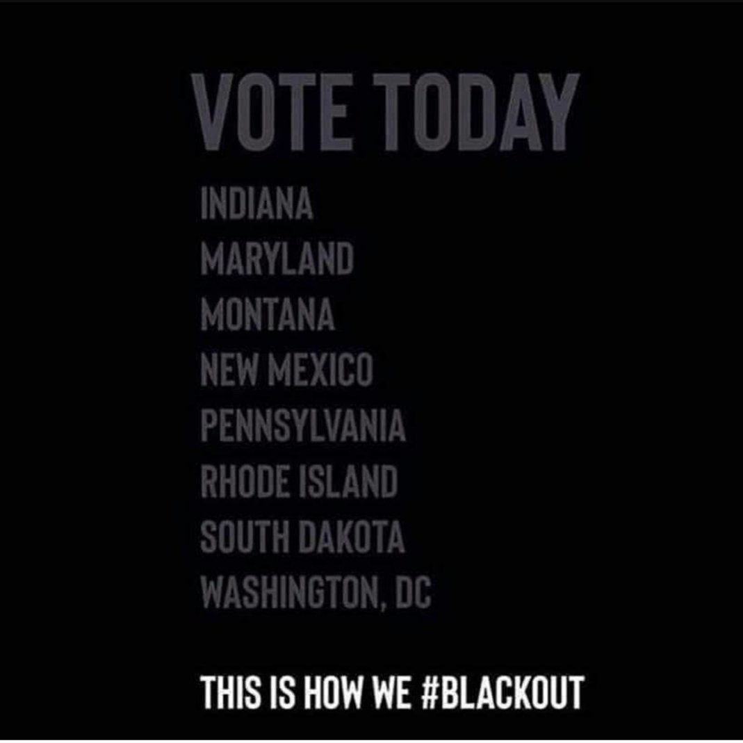 #blackout but don't be silent...