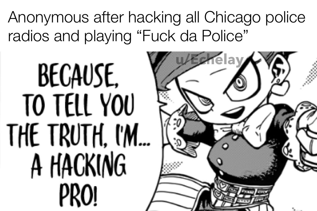 I mean, Anonymous kinda are hacking pros 
#mha #MHA272 #myheroacademia #bokunoheroacademia #anime #anitwitter #anitwt
