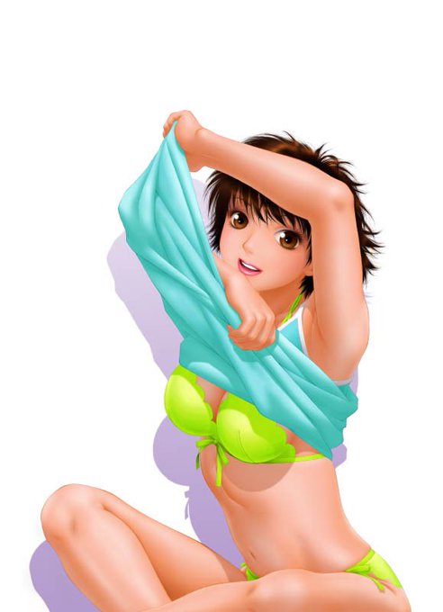 HDDバックアップの中で2番目に古いフォルダから発掘…ホントは恥ずかしいんだけど、ストレス解消サービス精神と露出癖が勝ってしまった現象発生中(^^;;
超古い絵その,23(一部再掲) 