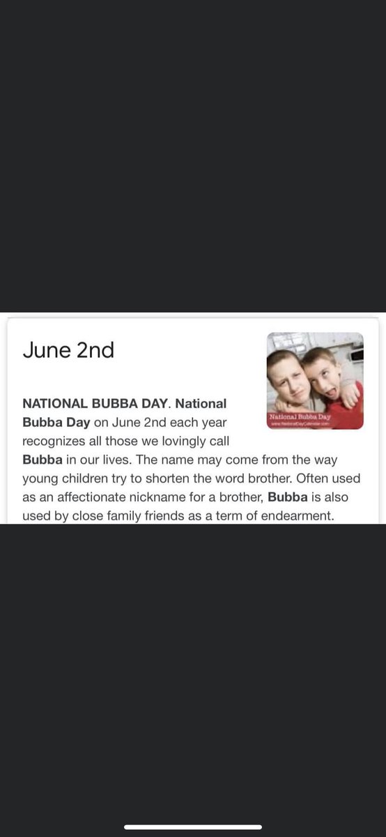 craigerwo19's tweet photo. Today is National Bubba day!! In a world that has a lot of crazy things happening this little man gives me hope he is one of the nicest most loving people and he is going to change the world! #hope https://t.co/TSexCiLqoj