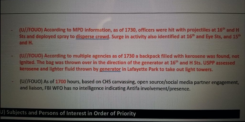 FBI found "no intelligence indicating Antifa involvement" in May 31 violence, per FBI report leaked to me.

That was the same day that Trump vowed to designate Antifa a terrorist organization.
thenation.com/article/activi…