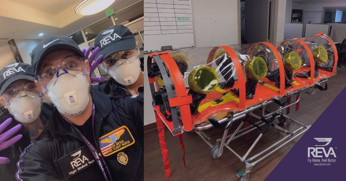 <a href="/REVAInc/">REVA, Inc.</a> shares the company's experiences of transporting Covid-19 patients in an isolation unit. Read full story: bit.ly/3eMulN8