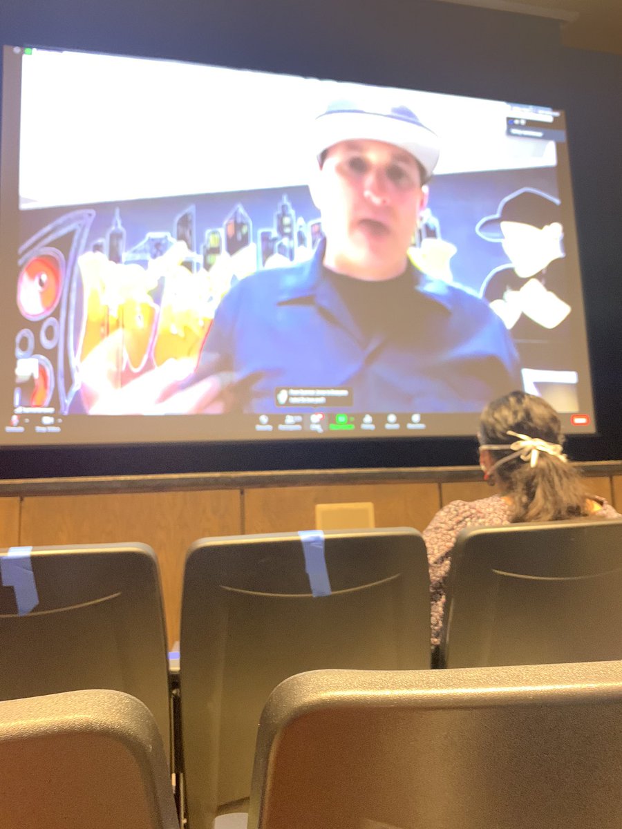 ActonElementary's tweet photo. Even on a Zoom, @brewerhm INSPIRED us to BE BETTER FOR OUR KIDS EVERY SINGLE DAY!!! 💜 He was AMAZING! #BeActon #teach4gr8ness  #granburystrong https://t.co/1fExPNXUVC