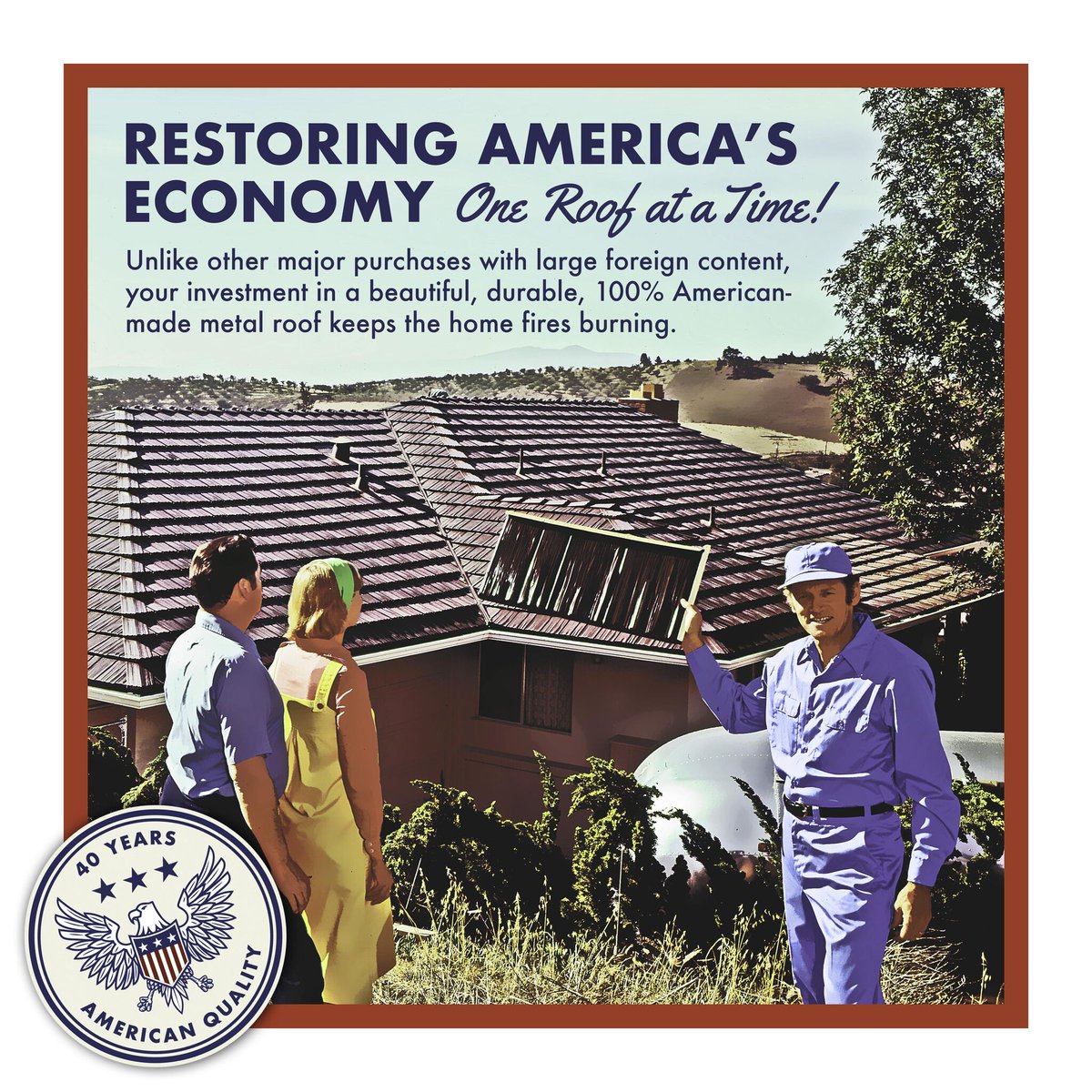 As our economy reopens, buying 100% American-made products quickly restores growth and vitality. Classic Metal Roofing Systems is proud to produce high-quality, American-made metal roofs designed to last a lifetime. Check us out at: bit.ly/2U6pgHT
