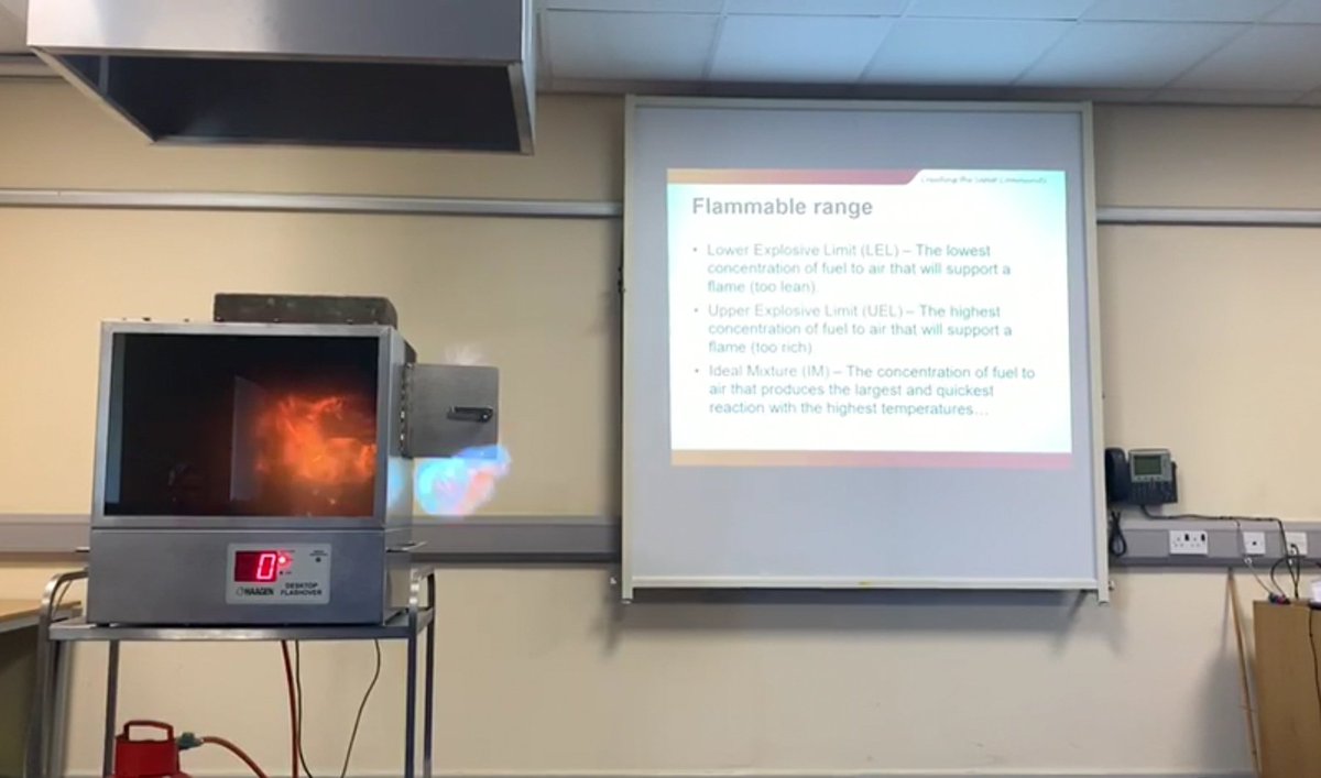 TwfrsT's tweet photo. Fire behaviour input for #51/20, starting in the class room with some theoretical input.
#backdraught https://t.co/luUY66f0Nh