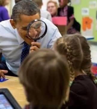 AuthorJoeNBrown's tweet photo. Sometimes I just miss the happy times, when the #Obamas engaged with the #ObamaKids and other kids in America. I Miss the #ObamaLegacy. https://t.co/NgYx99Okwk