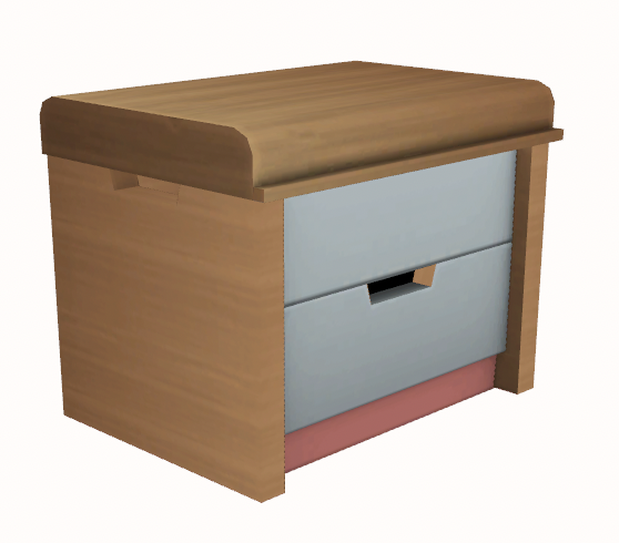 GreyzoneSims's tweet photo. I may just be a recolor artist but I'm working hard!

This toybox:
Retextured wood (Tiny Living texture!)
Revamped color palette
Removed icon on side 
Removed blemish to the right of the handle 

Whole brand new box 
#sims4 #thesims4 #sims4cc #ts4cc #maxismatch https://t.co/Jp0LaTYP52