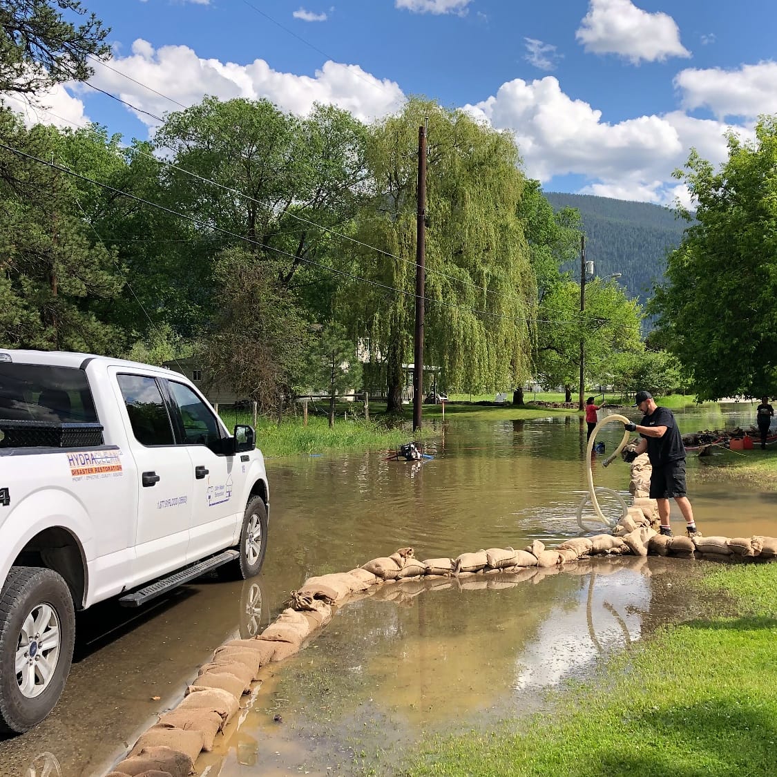 Water is receding slowly! The worst seems to have passed by. Our crews were non-stop volunteering in the community since early last week. 
Next will be cleaning and drying of some wet basements and crawlspace. Let us know if you need help and we will be there! #floodprevention