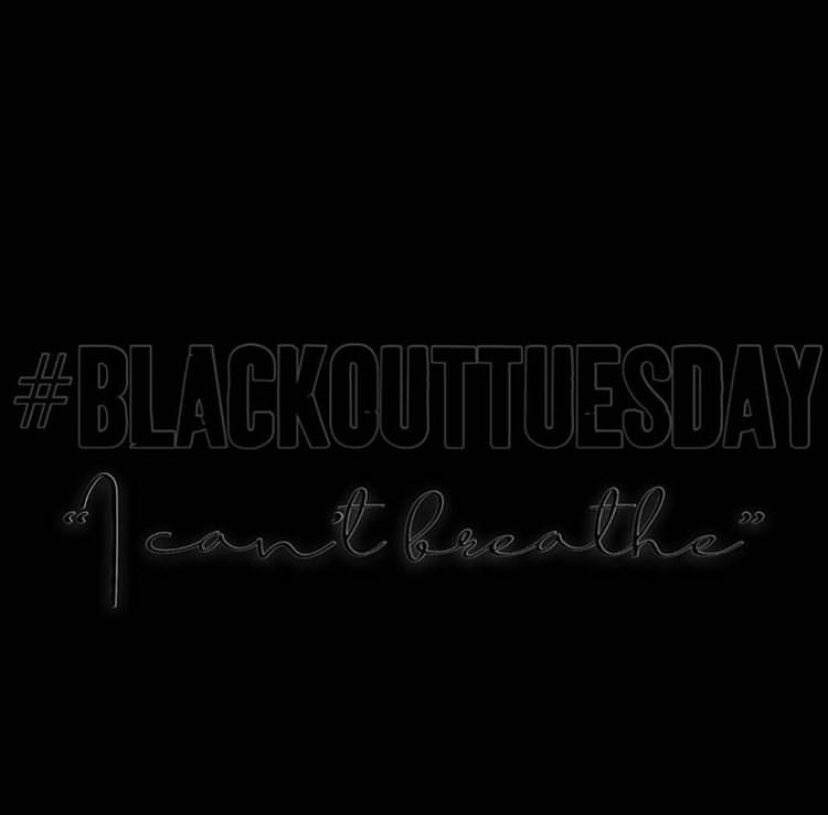 stand for change, BLACK LIVES MATTER ! #BlackOutTuesdsy