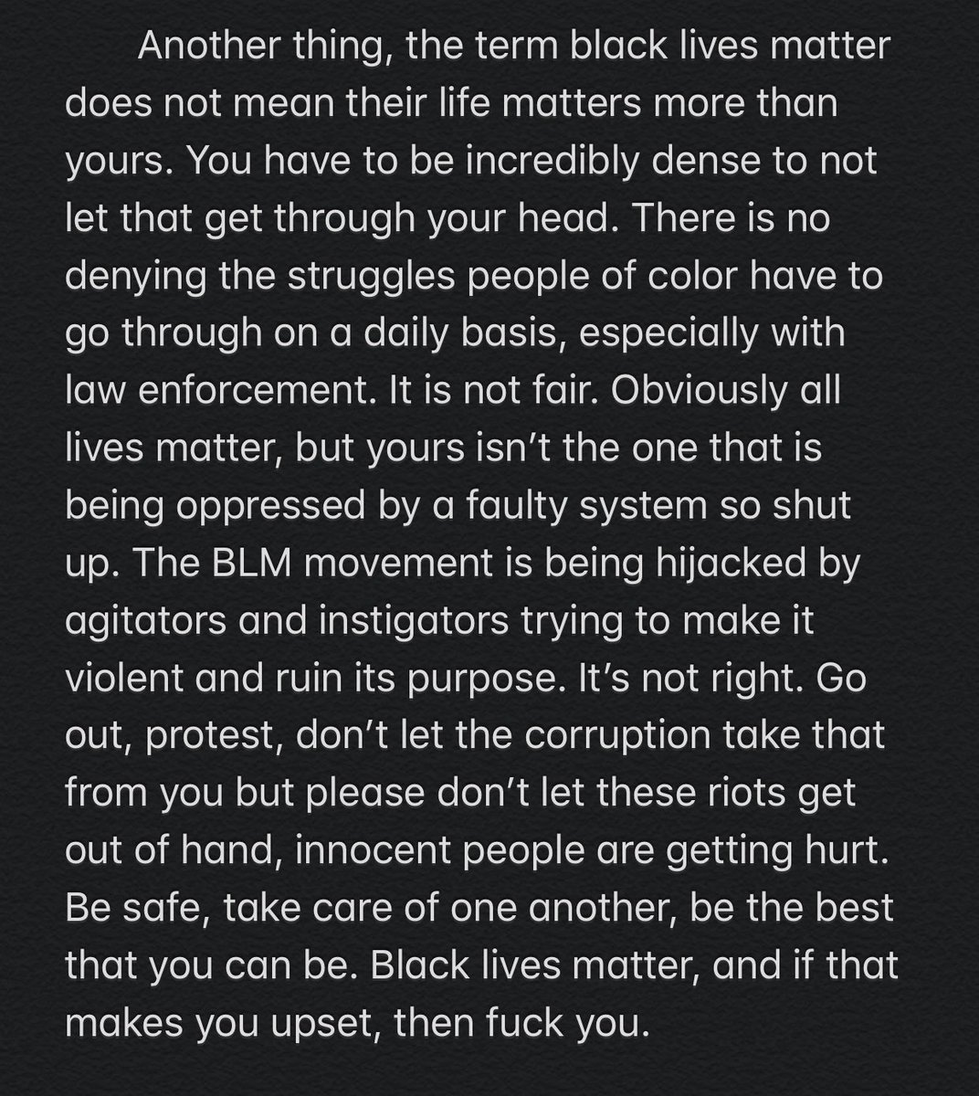 EMPEROR_ANT's tweet photo. #BlackLivesMatter https://t.co/chIFhymxgL