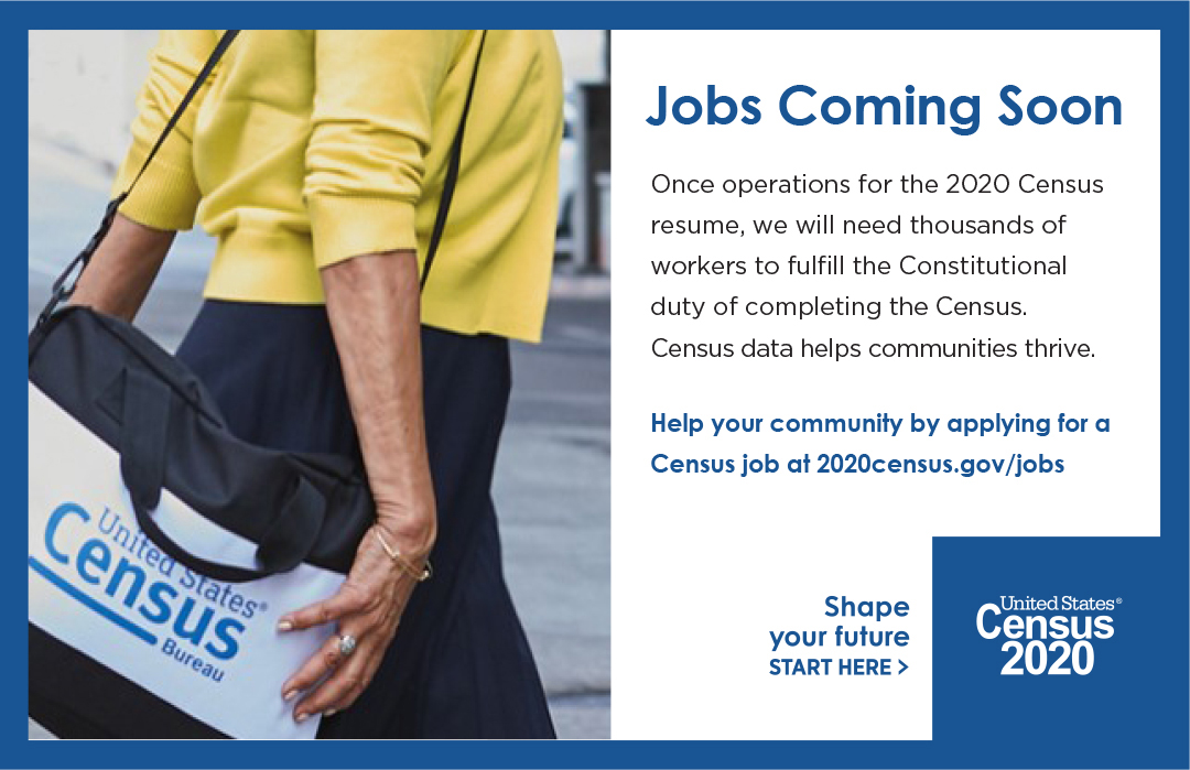 Want to be a Census taker? For information about the application and hiring process for #2020CensusJobs, please visit 2020census.gov/jobs or call 855-JOB-2020.
