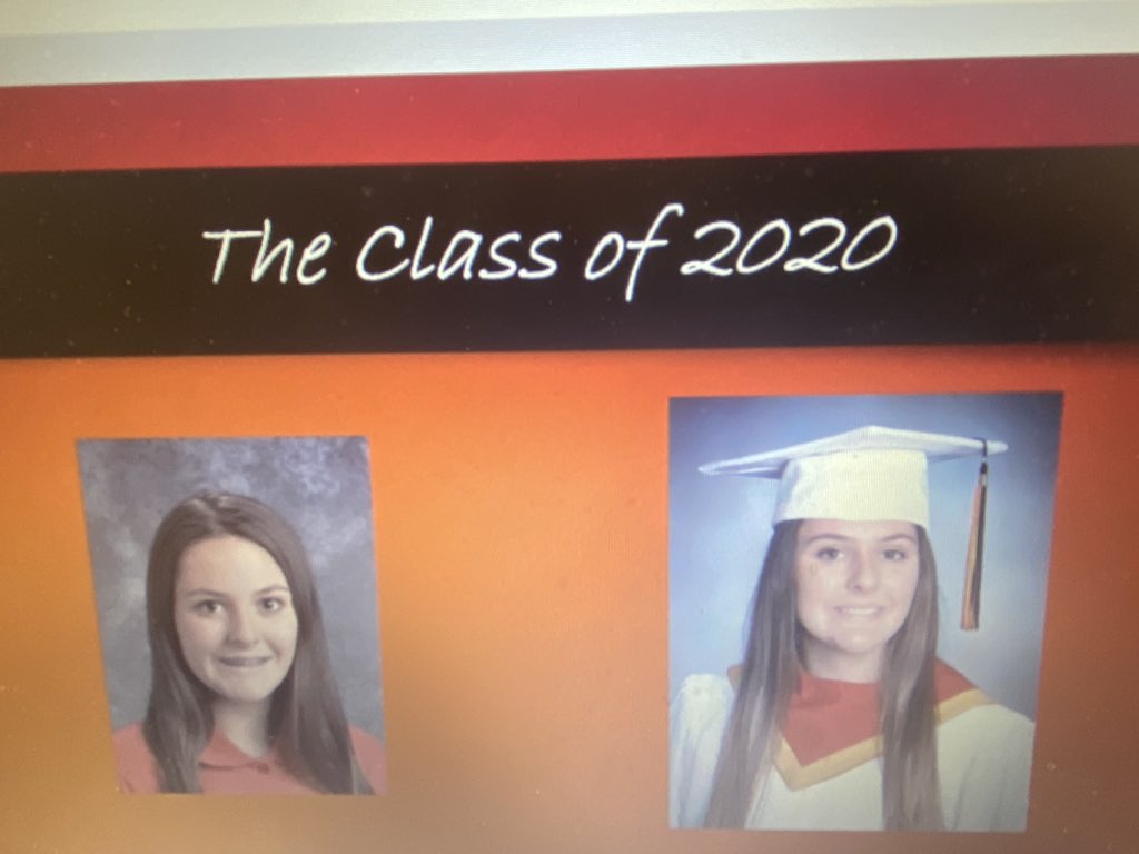 Congrats to our seniors, Gabi Deluisi &amp; Cait Geiger. Good Luck girl