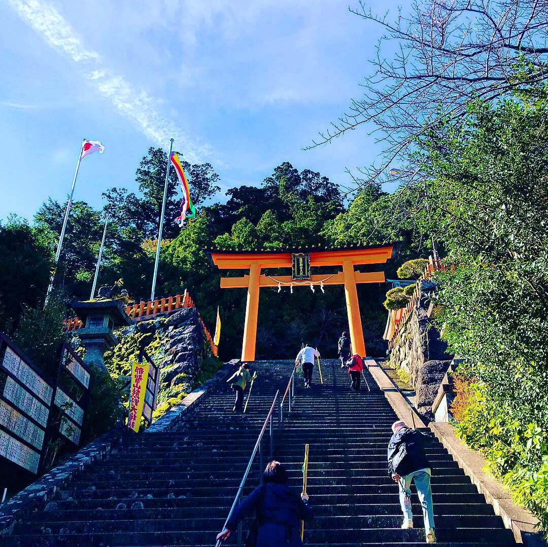 Day 61: Kumano Nachi Taisha leg breaker (set of stairs number FOUR)  #NachiTaisha  #Japan  #KiiPeninsula