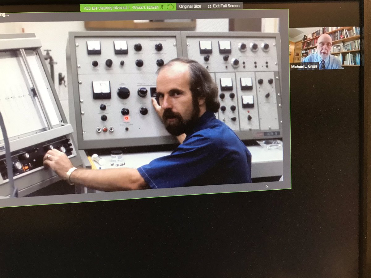 LingjunLi2's tweet image. Congratulations to Mike Gross on his well-deserved ASMS John Fenn Distinguished Contribution Award! From Mike’s talk we learned that his journey to the study of protein folding started with laundry folding at young age.@asmsnews #ASMS2020