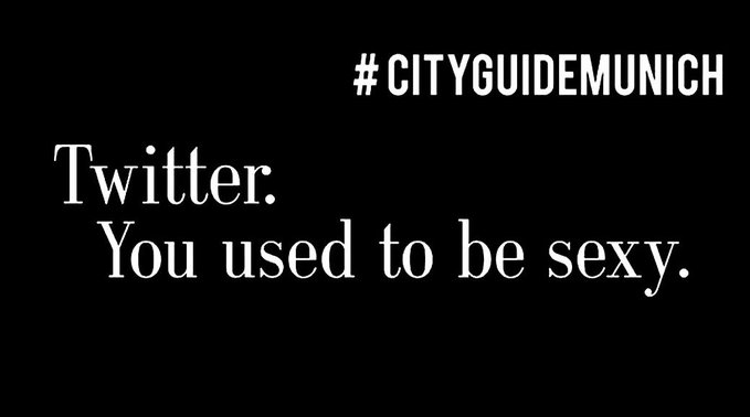 CITYGUIDEMUNICH's tweet image. @Twitter 
#BringBackOldTwitter
I am suffering from #Twitter #Fatigue.
It's such bad design. It should have never seen the light of the day. #NewTwitterSucks. It's an insult to our eyes.
It's so banale, so low quality. So nothing. It drives you to new places. You can forget it.