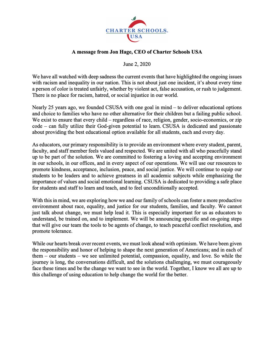 "We exist to ensure that every child – regardless of race, religion, gender, socio-economics, or zip code – can fully utilize their God-given potential to learn."
