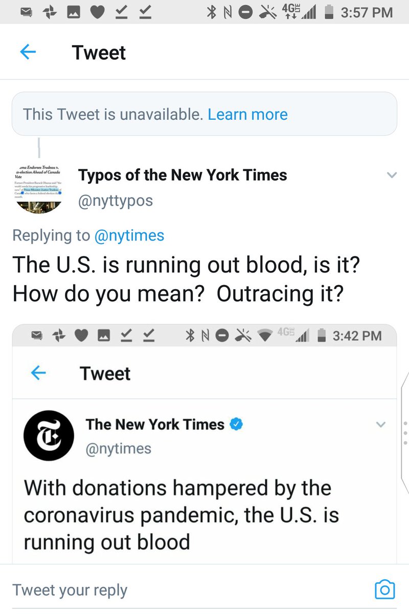Maybe the Times can buy The Dodo and send all the literally illiterate people who currently tweet for the Times to tweet wordless emoji tweets to cat videos instead.