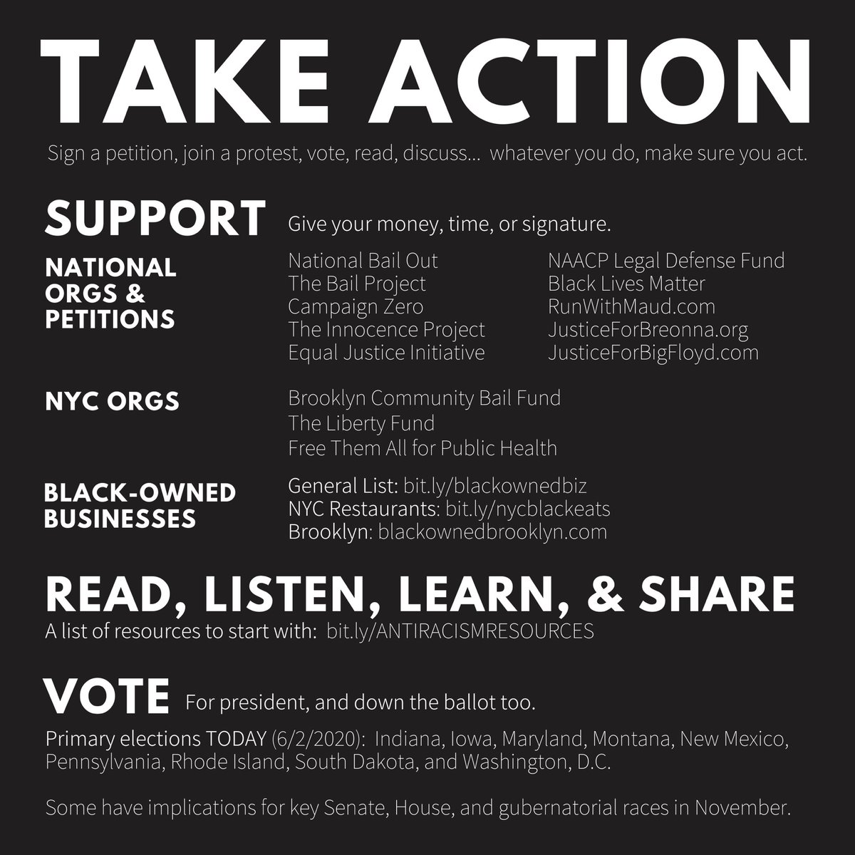 This is not the time to be passive. Take Action.