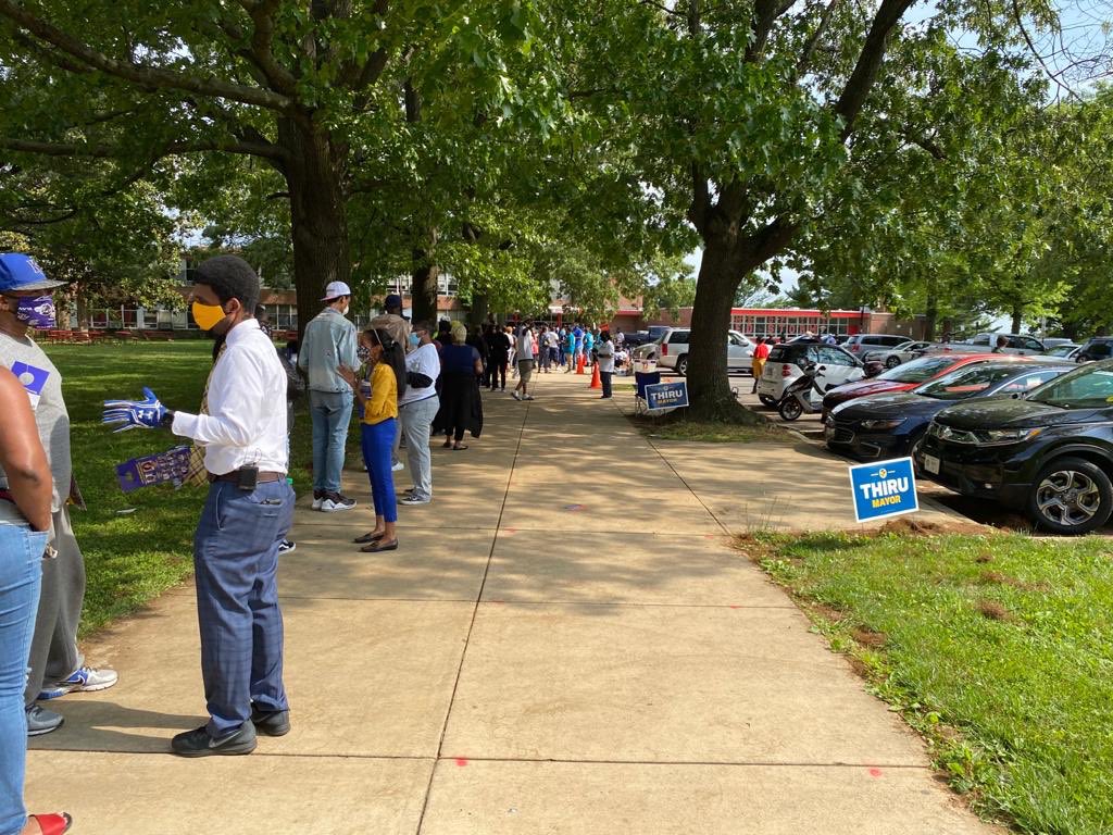 MayorBMScott's tweet photo. Let’s keep it going Baltimore!! Send us your pics of you casting your vote for #ANewWayForward! If you haven’t voted yet, make sure you get out to one of the voting sites or drop your ballot off at one of the drop off locations. #BrandonforBaltimore https://t.co/vIsmUcRxIb