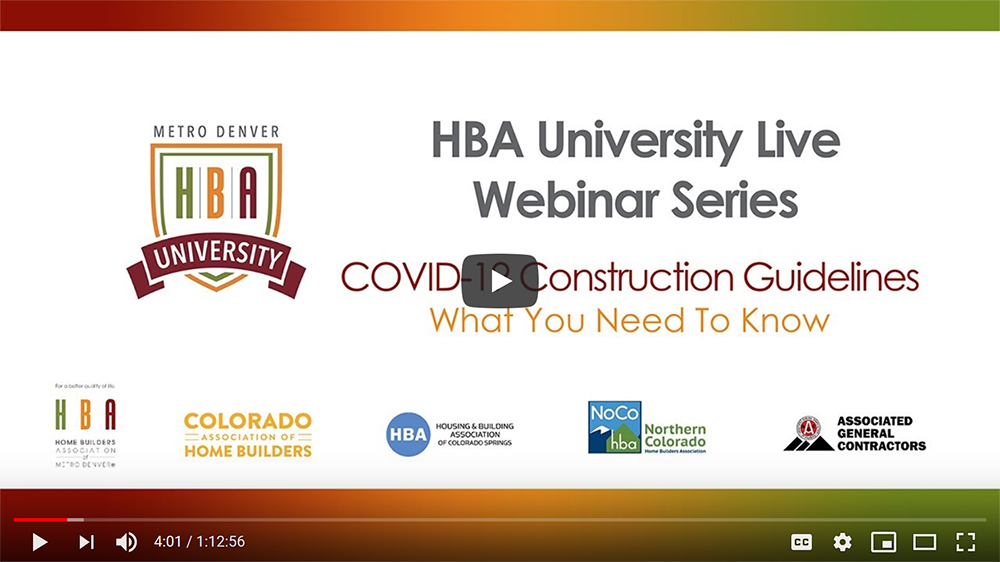 CAHB co-hosts COVID-19 Construction Guidelines webinar; GAC takes positions on new #COLeg bills; Governor Polis extends Safer at Home order | Learn more: hbacolorado.com/about-us/blog/…