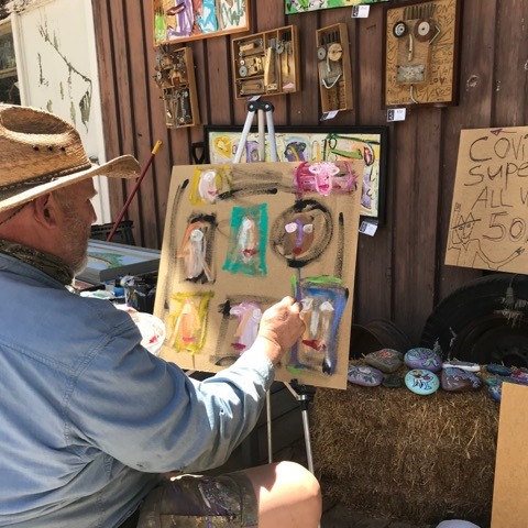 FunFunkyGallery's tweet image. Our mixed media Artist Todd Clough working on site last weekend for the customers! FUN &amp;amp; FUNKY ART GALLERY "The Home for Colorado Artists!" #FunFunkyGallery #Artist #Colorado Visit us facebook.com/ArtByAndyNortn…