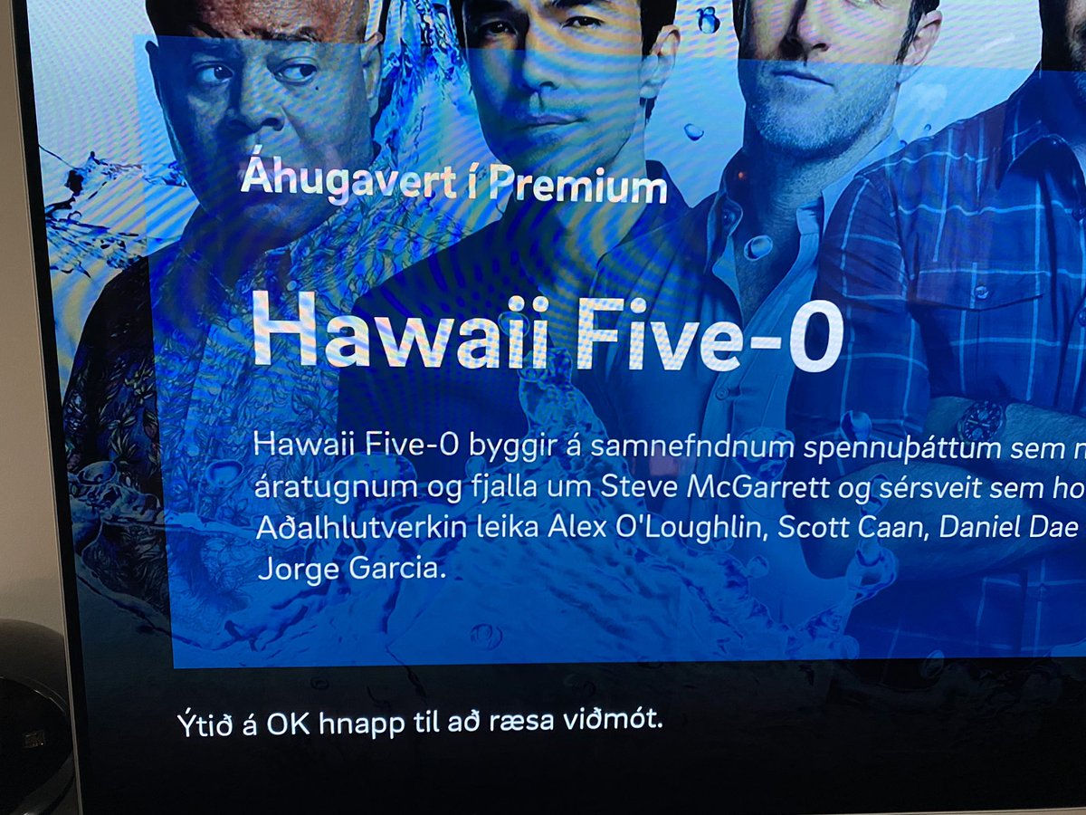 elinias's tweet photo. @siminn er möguleiki að setja inn stillingu til að slökkva á þessu? Fyrir þá sem eru með plasma eða oled sjónvörp eru svona skarpar línur í slide stíl algjört eitur!? https://t.co/pgXr9tuicY