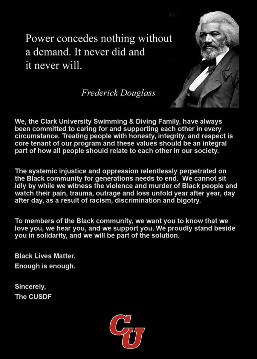 Black Lives Matter. #blm #endracism #georgefloyd #breonnataylor #ahmaudarbery #tonymcdade #justice #peace <a href="/clarkcaic/">clarkcaic</a> <a href="/ClarkAthletics/">Clark Cougars</a>