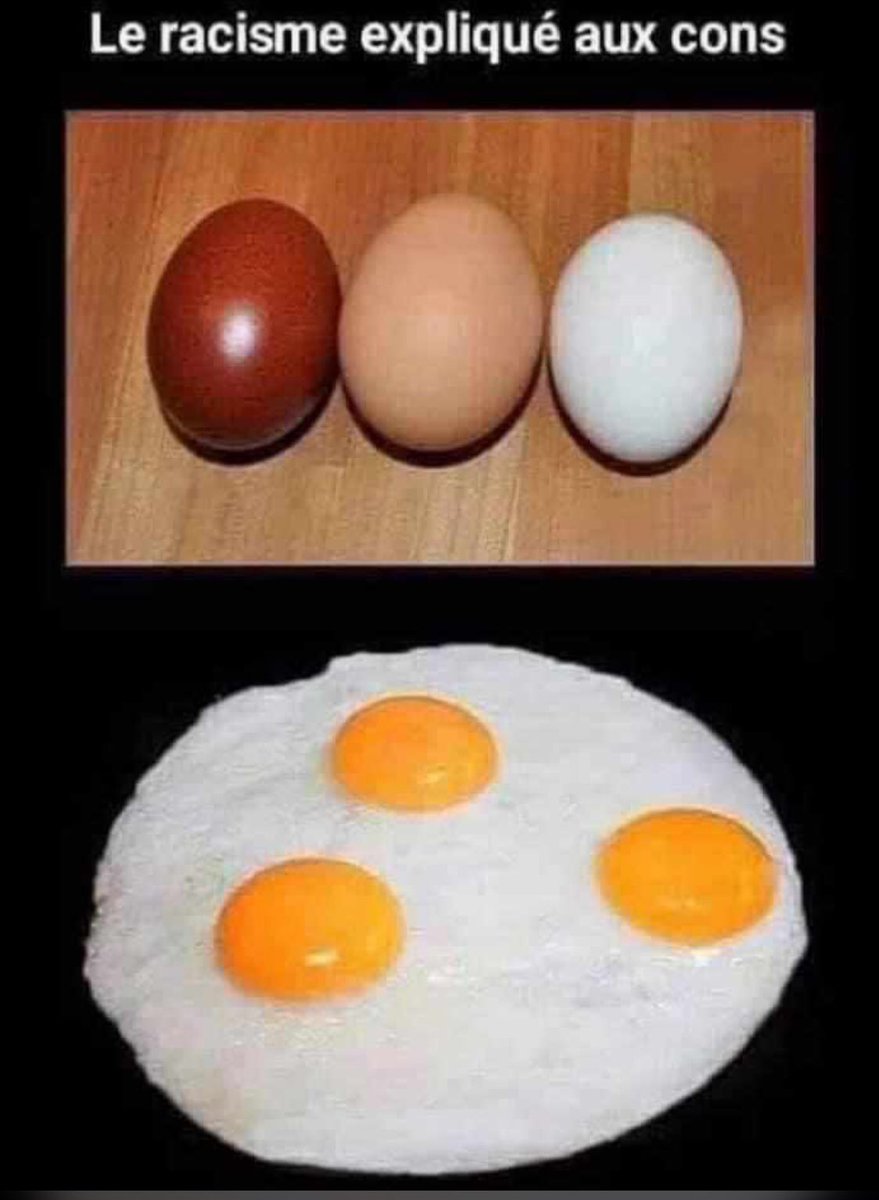 Wemse's tweet image. « Le #racisme expliqué aux cons »